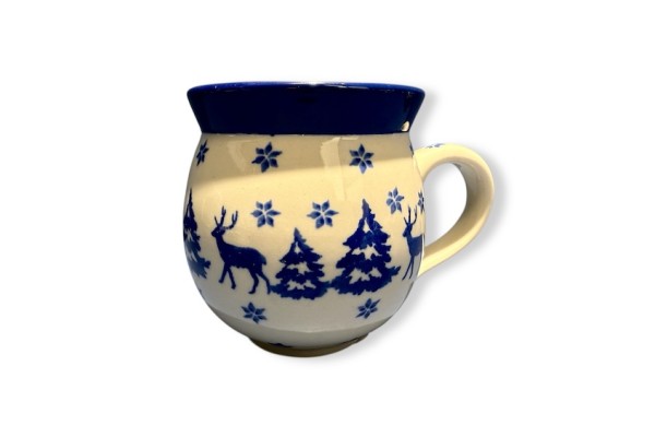 070 Bunzlau Bolle mok 1931X 350 ml Kerst